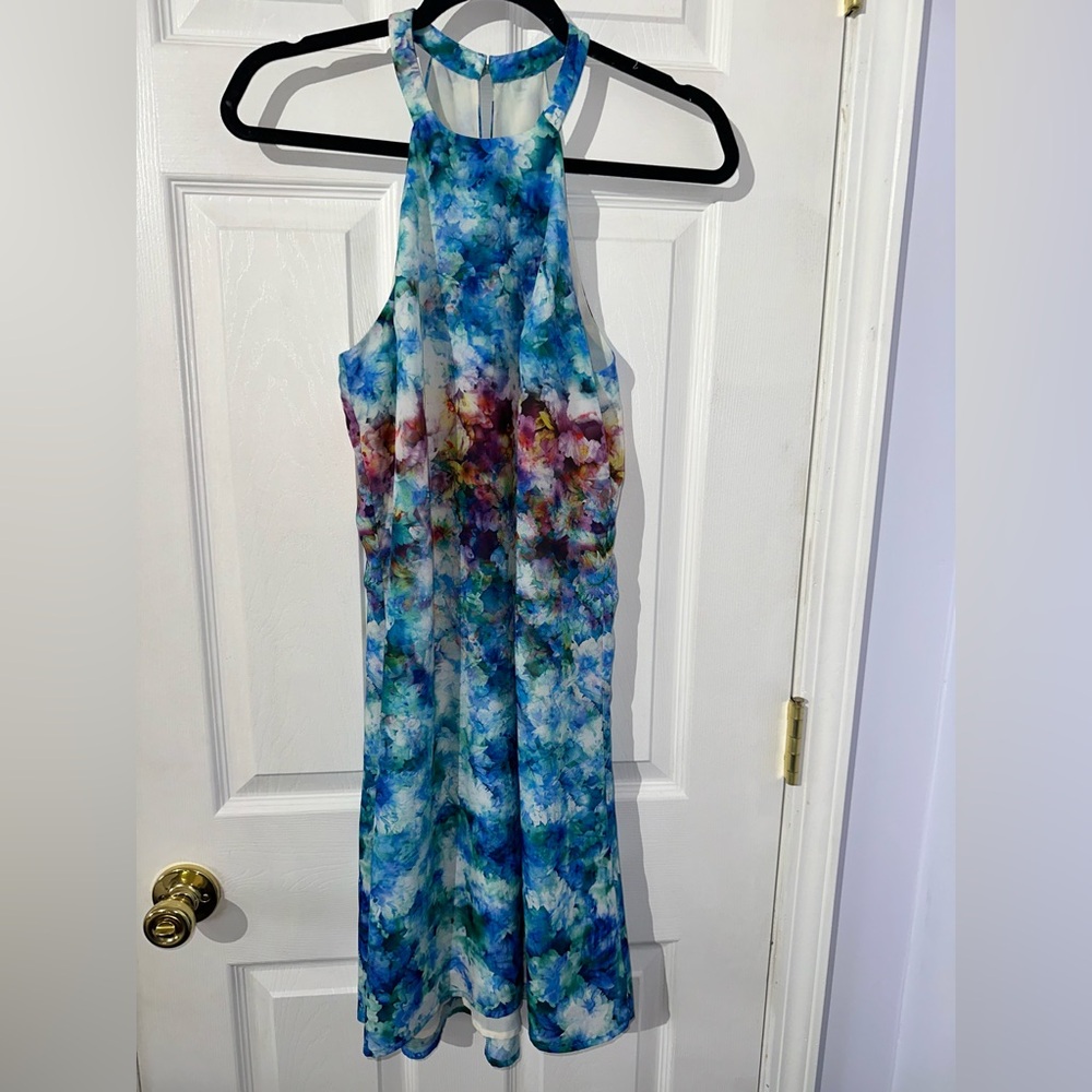 Charlie Jade Floral Halter Dress (S)